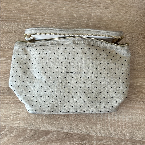 kate spade Handbags - Polka Dot Tan Pouch